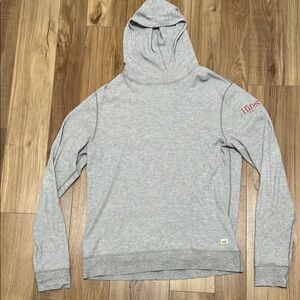Vuori Gray Men's Waffle Hoodie